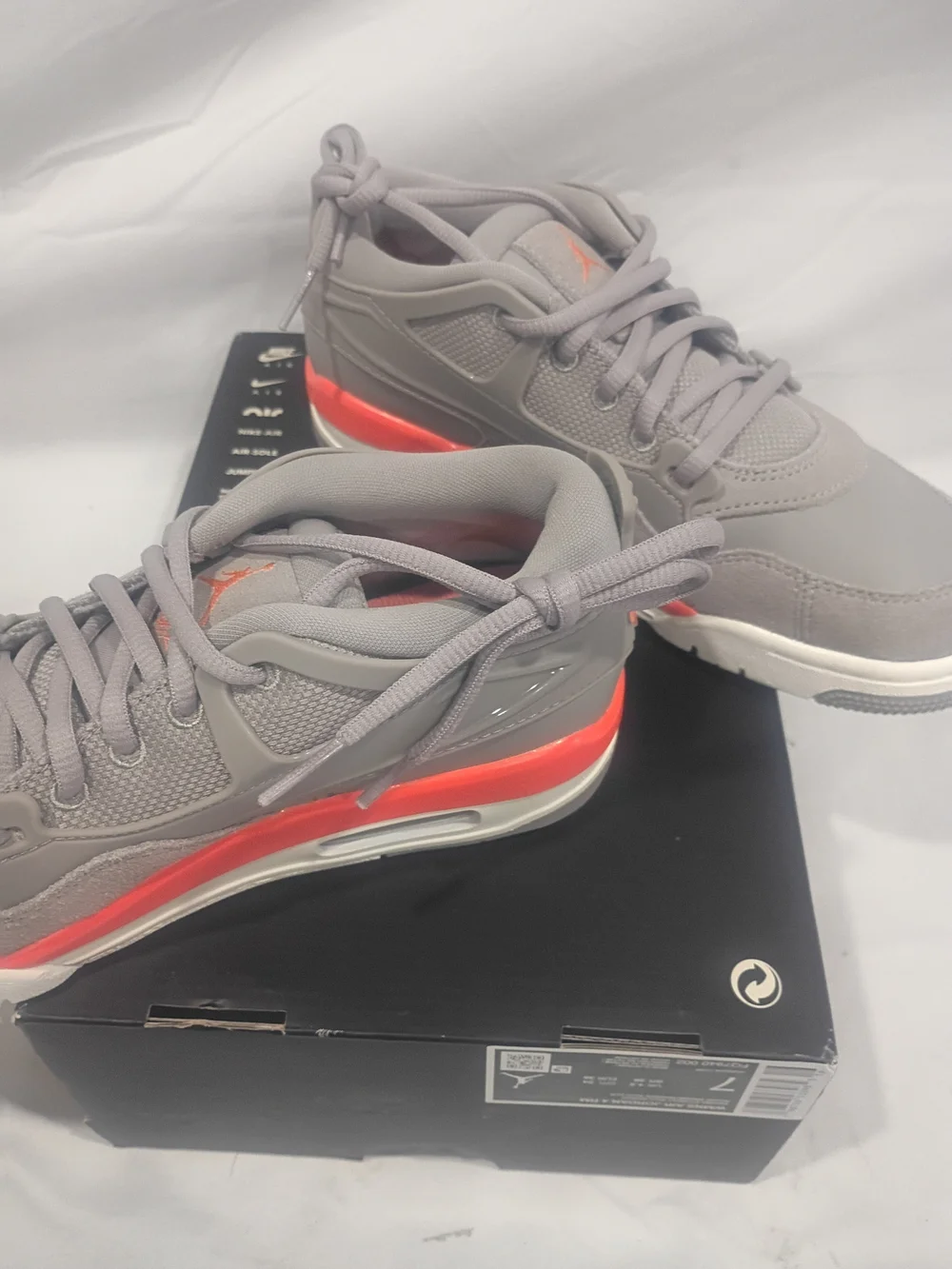 Jordan WMNS Air Jordan 4 RM Enigma Stone/Wild Mango - Kids' Shoes